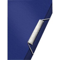 LEITZ Eckspanner Style 3977 DIN A4 titan blau, 1 St.
