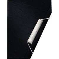 LEITZ Eckspanner Style 3977 DIN A4 satin schwarz, 1 St.