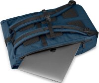 MOLESKINE Rucksack METRO ROLLTOP Kunstfaser saphirblau 30,0 l
