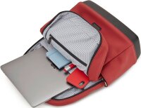 MOLESKINE Rucksack THE BACKPACK Kunstfaser weinrot 13,0 l