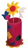 folia Bastelwellpappe E-Welle farbsortiert 1 Pack