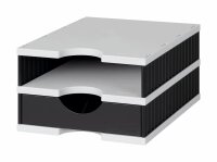 styro Schubladenbox uno  schwarz 268-0102.9895S, DIN A4...