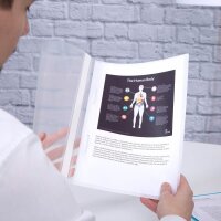 RAPESCO® Schnellhefter ECO Kunststoff weiß DIN A4, 10 St.