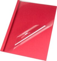 LMG Thermo-Bindemappen rot Lederkarton für 5 - 15 Blatt, 50 St.