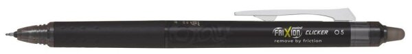 PILOT FRIXION point CLICKER Tintenroller 0,3 mm, Schreibfarbe: schwarz, 1 St.