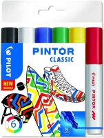 PILOT PINTOR Classic Kreativmarker farbsortiert 4,0 -...