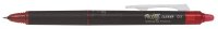 PILOT FRIXION point CLICKER 2 Go Tintenroller-Set schwarz 0,3 mm, Schreibfarbe: farbsortiert, 4 St.