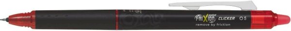 PILOT FRIXION point CLICKER Tintenroller schwarz 0,3 mm, Schreibfarbe: rot, 1 St.