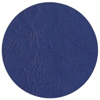 LMG Thermo-Bindemappen blau Lederkarton für 5 - 15 Blatt, 50 St.