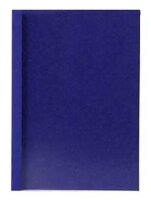 LMG Thermo-Bindemappen blau Lederkarton für 20 - 30...