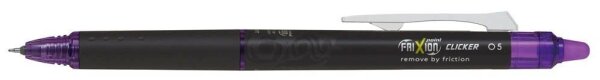 PILOT FRIXION point CLICKER Tintenroller schwarz 0,3 mm, Schreibfarbe: violett, 1 St.