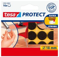 tesa Protect® Filzgleiter Kunststoff Ø 1,8 cm,...
