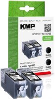 KMP C72D  schwarz Druckerpatronen kompatibel zu Canon 2x...