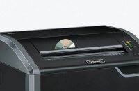 Fellowes Powershred 485Ci Aktenvernichter mit Partikelschnitt P-4, 4 x 30 mm, bis 30 Blatt, schwarz