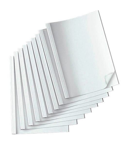 LMG Thermo-Bindemappen-Set weiß Karton für 5 - 15/ 15 - 20/ 20 - 30/ 30 - 40 Blatt, 80 St.