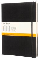MOLESKINE Notizbuch Classic Collection fester Einband ca. DIN A4 liniert, schwarz Hardcover 192 Seiten, 1 St.
