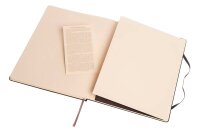 MOLESKINE Notizbuch Classic Collection fester Einband ca. DIN A4 blanko, schwarz Hardcover 192 Seiten, 1 St.