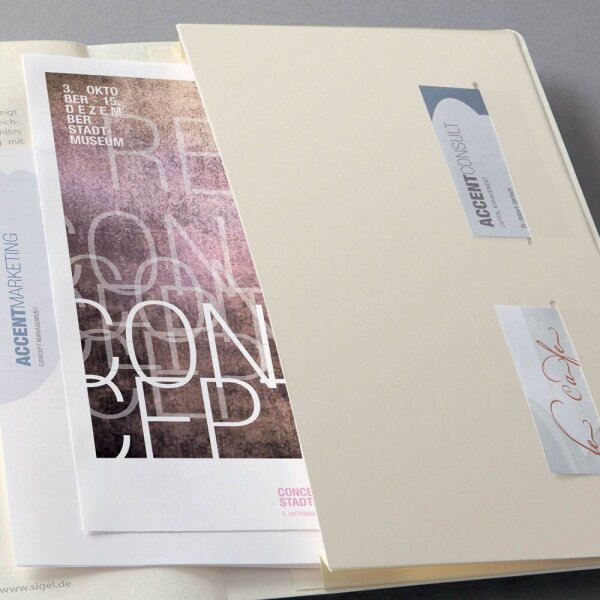 SIGEL Notizbuch Conceptum® ca. DIN A4 liniert, rot Hardcover 194 Seiten, 1 St.