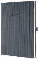 SIGEL Notizbuch Conceptum® ca. DIN A4 kariert, dunkelgrau Hardcover 194 Seiten, 1 St.