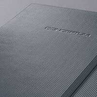 SIGEL Notizbuch Conceptum® ca. DIN A4 kariert, dunkelgrau Hardcover 194 Seiten, 1 St.