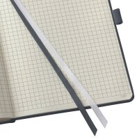 SIGEL Notizbuch Conceptum® ca. DIN A4 kariert, dunkelgrau Hardcover 194 Seiten, 1 St.