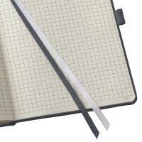 SIGEL Notizbuch Conceptum® ca. DIN A5 kariert, dunkelgrau Hardcover 194 Seiten, 1 St.