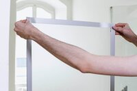 DURABLE Magnetrahmen selbstklebend DURAFRAME silber A2, 1...