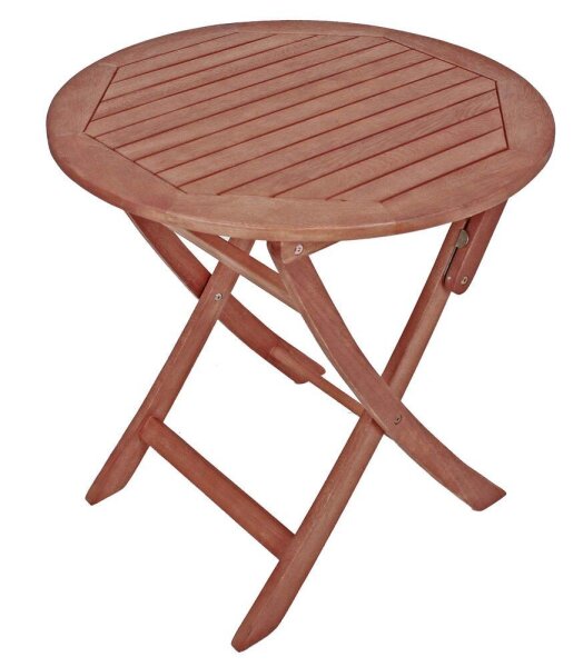 Garden Pleasure Gartentisch STOCKHOLM braun rund 70,0 x 70,0 x 73,0 cm
