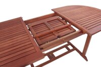 Garden Pleasure Gartentisch STOCKHOLM braun oval...