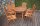 Garden Pleasure Gartentisch STOCKHOLM braun oval 120,0/150,0 x 90,0 x 74,0 cm