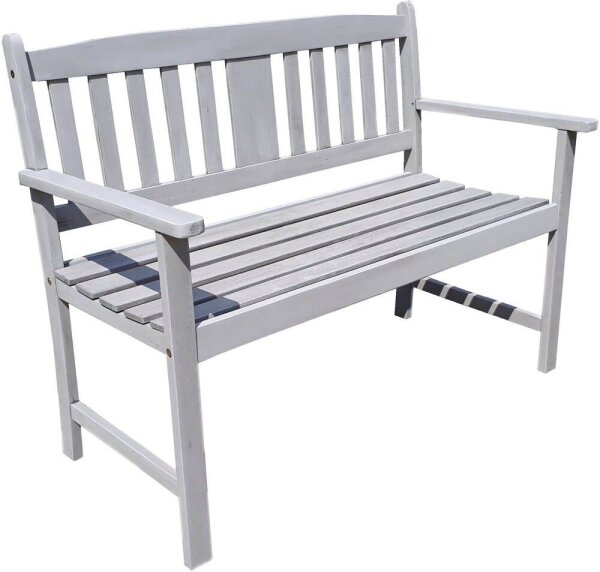 Garden Pleasure Gartenbank STIRLING 985227 grau Holz 110,0 cm