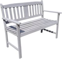 Garden Pleasure Gartenbank STIRLING 985227 grau Holz...