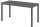 HAMMERBACHER HS614 Schreibtisch grafit rechteckig, 4-Fuß-Gestell grau 140,0 x 67,2 cm