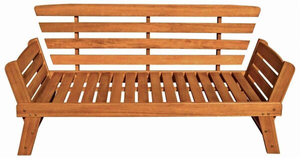 Garden Pleasure Gartenbank FORTUNA 985137 braun Holz 192,0 cm