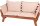 Garden Pleasure Gartenbank FORTUNA 985137 braun Holz 192,0 cm