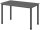 HAMMERBACHER HS612 Schreibtisch grafit rechteckig, 4-Fuß-Gestell grau 120,0 x 67,2 cm