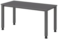 HAMMERBACHER QS614 Schreibtisch grafit rechteckig,...