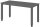 HAMMERBACHER QS614 Schreibtisch grafit rechteckig, 4-Fuß-Gestell grau 140,0 x 67,2 cm