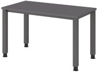 HAMMERBACHER QS612 Schreibtisch grafit rechteckig,...