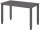 HAMMERBACHER QS612 Schreibtisch grafit rechteckig, 4-Fuß-Gestell grau 120,0 x 67,2 cm