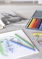 FABER-CASTELL POLYCHROMOS Buntstifte farbsortiert, 24 St.