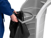 Hailo ProfiLine WSB Design XXXL Mülleimer 120,0 l grau, 1 St.