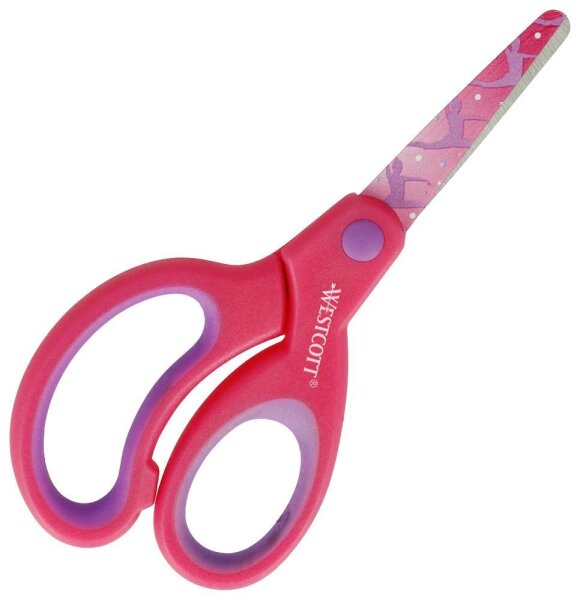 WESTCOTT Kinderschere Sporty Softgrip pink 13,0 cm