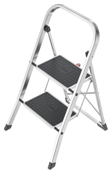 Hailo Klapptritt K70 StandardLine silber 2 Stufen, H: 83,0 cm