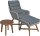 Garden Pleasure Loungesessel CALVIA grau, braun Kunststoff, Metall, 6-teilig