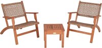 Garden Pleasure Sitzgruppe SONORA, braun Kunststoff,...