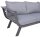 Garden Pleasure Loungegruppe AURELIA hellgrau, dunkelgrau Metall, 13-teilig