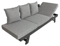 Garden Pleasure Loungesofa DONNA hellgrau, anthrazit...