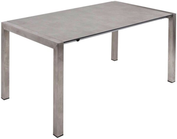 Garden Pleasure Gartentisch SIENNA grau rechteckig 160,0/217,0/267,0 x 92,0 x 75  ( 305433 )