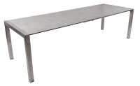 Garden Pleasure Gartentisch SIENNA grau rechteckig...